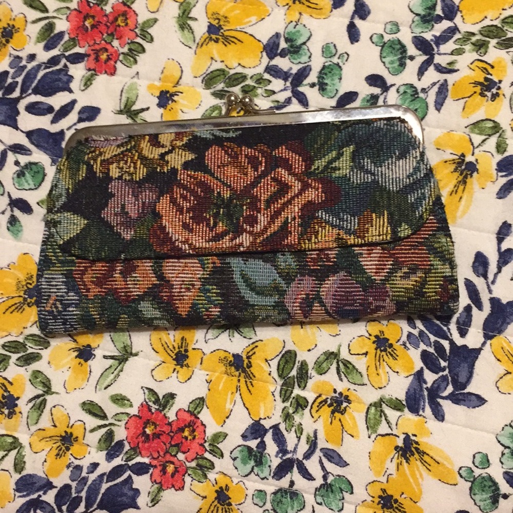 Aldo Vintage Tapestry Wallet